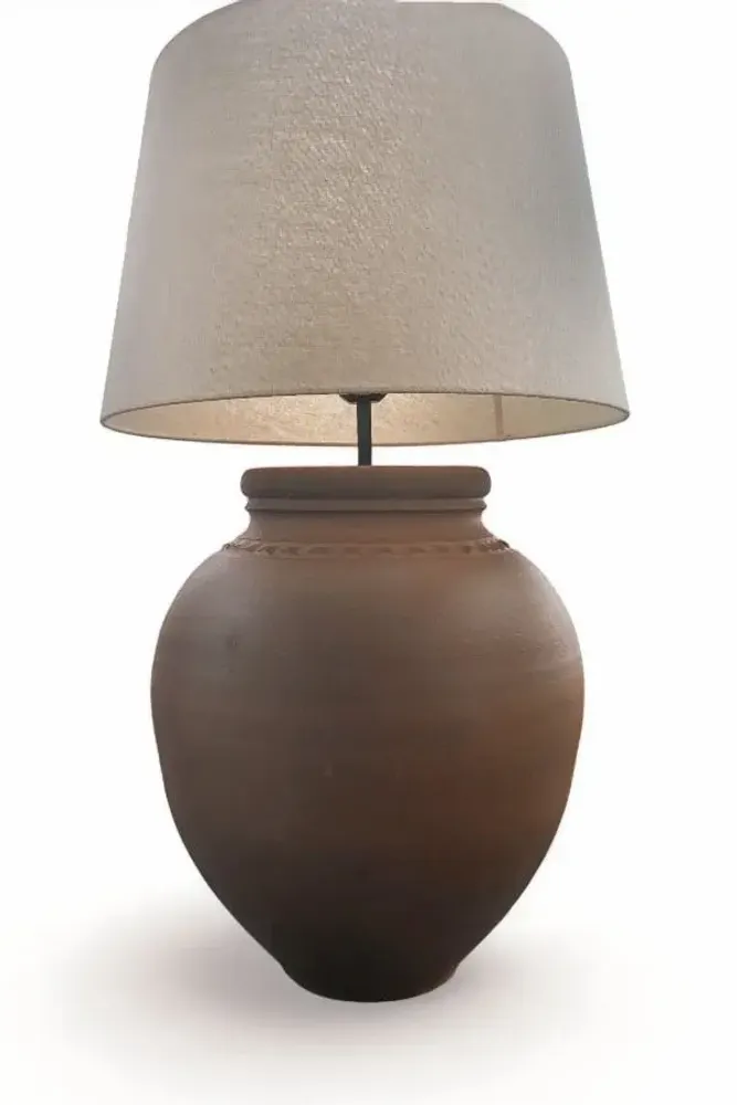 Lampes de table - Terracotta n° 57 - Collection Intemporelly Human - ARTISAN BY MF