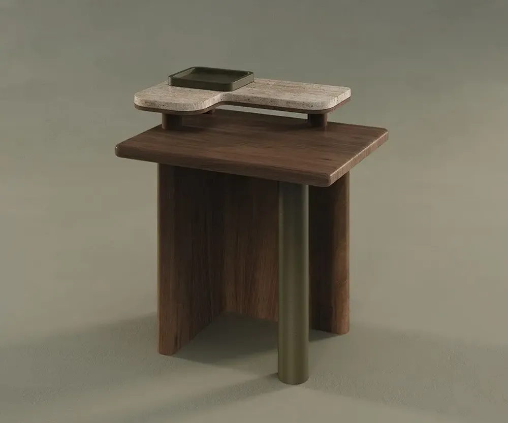 Other tables - Maurier Side Table Made in Portugal By Wood Tailos Club - WOOD TAILORS CLUB