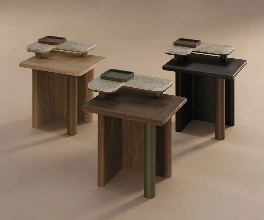 Other tables - Maurier Side Table Made in Portugal By Wood Tailos Club - WOOD TAILORS CLUB