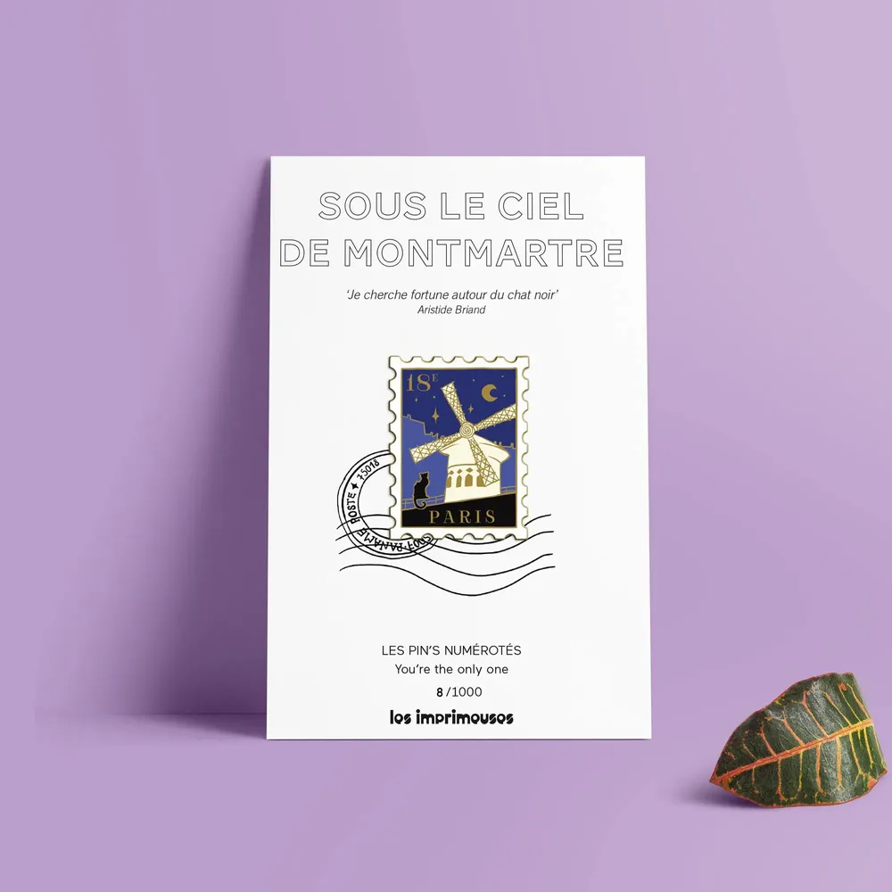 Brooches - Life in Paris, Eiffel Tower Pin and Beret, The Printing Machines - LES IMPRIMEUSES