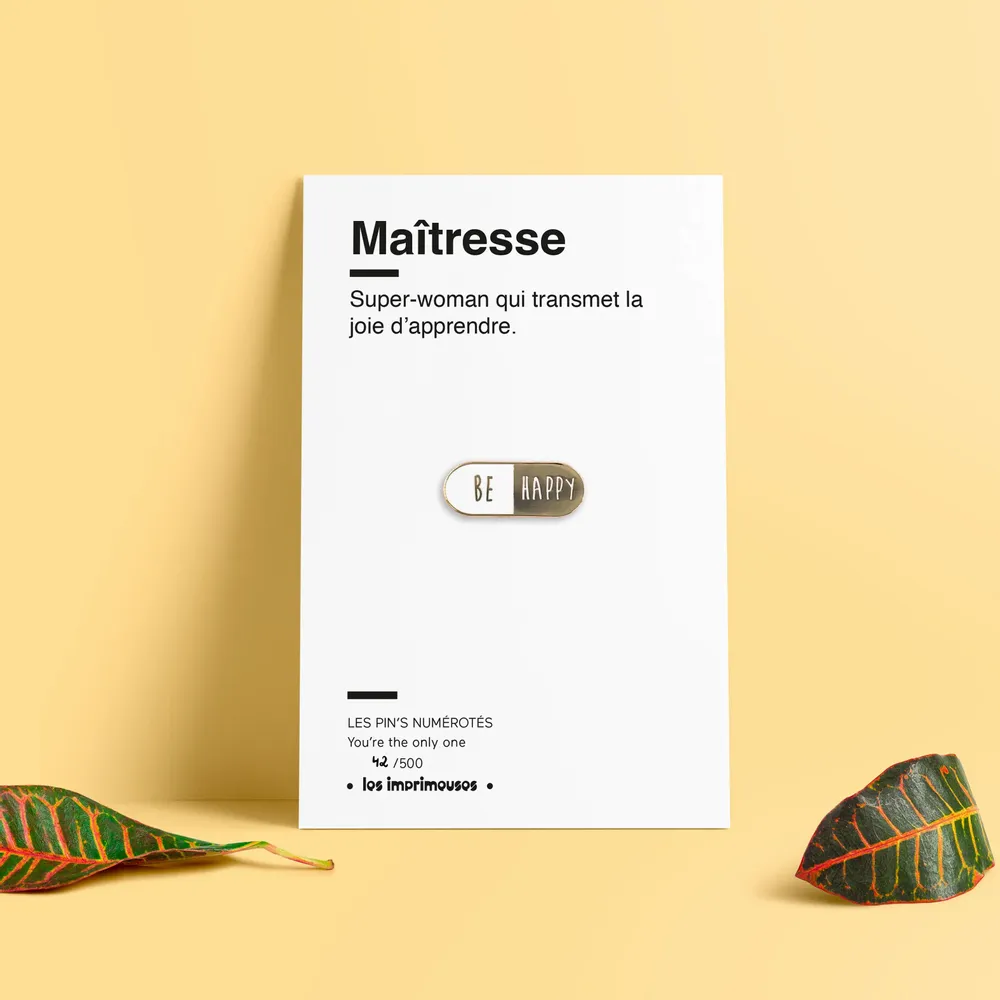 Kids accessories - Pin's crayon collection fin d'année scolaire, Les Imprimeuses - LES IMPRIMEUSES