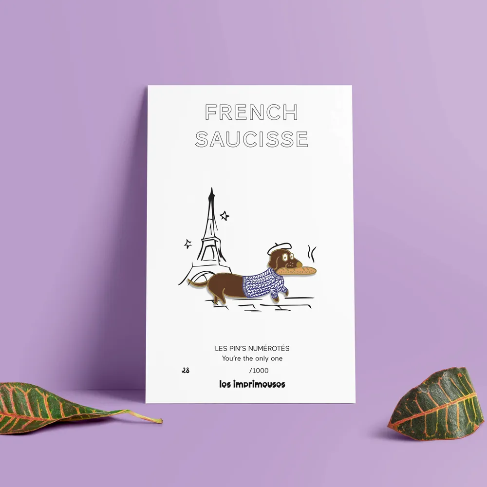 Brooches - Pin's Marguerite, Madness, The Printing Machines - LES IMPRIMEUSES