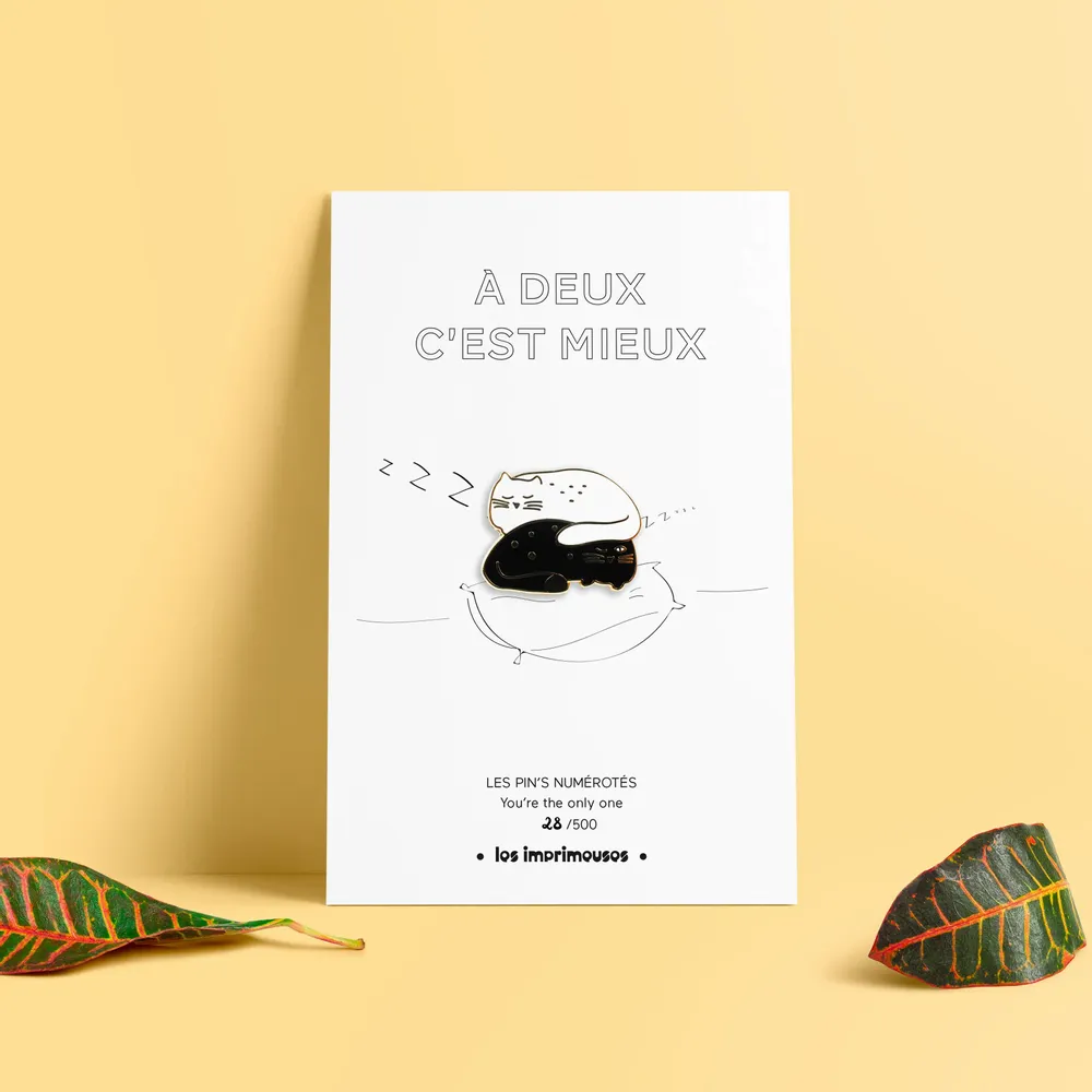 Brooches - Pin's Marguerite, Madness, The Printing Machines - LES IMPRIMEUSES