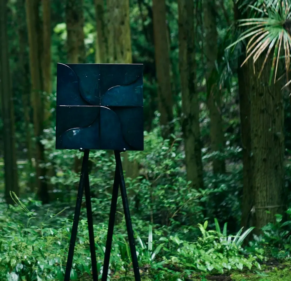 Autres décorations murales - Série Carrée Radiale KAZAGURUMA [WALL DECOR] - RADIAL SQUARE