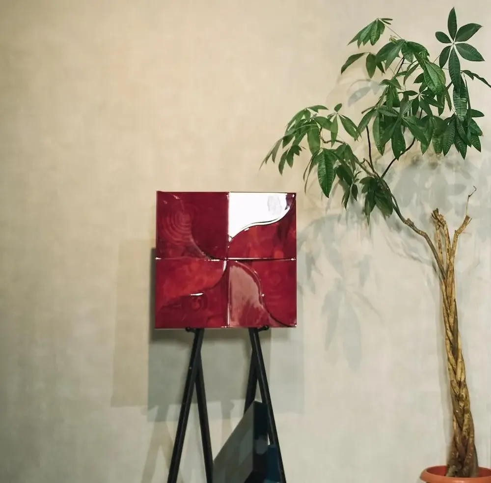 Autres décorations murales - Série Carrée Radiale KAZAGURUMA [WALL DECOR] - RADIAL SQUARE