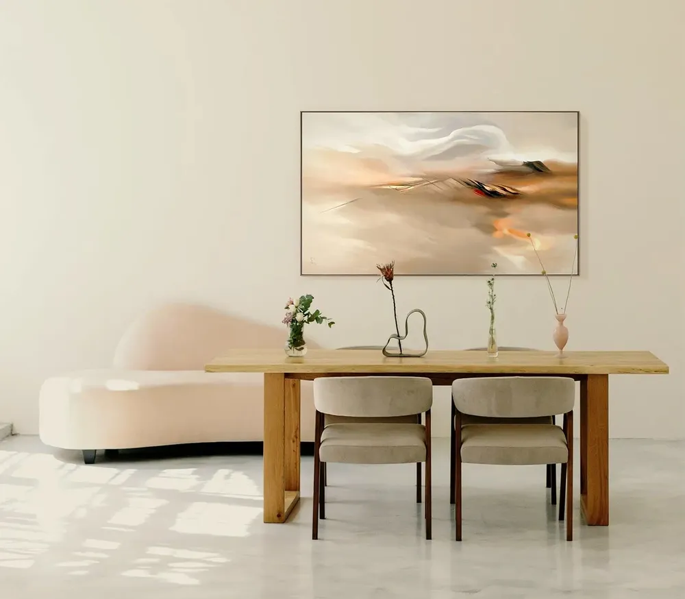 Services - 'Brumas 01' - Œuvre Originale - 170x100cm - PERSPECTIVA 10