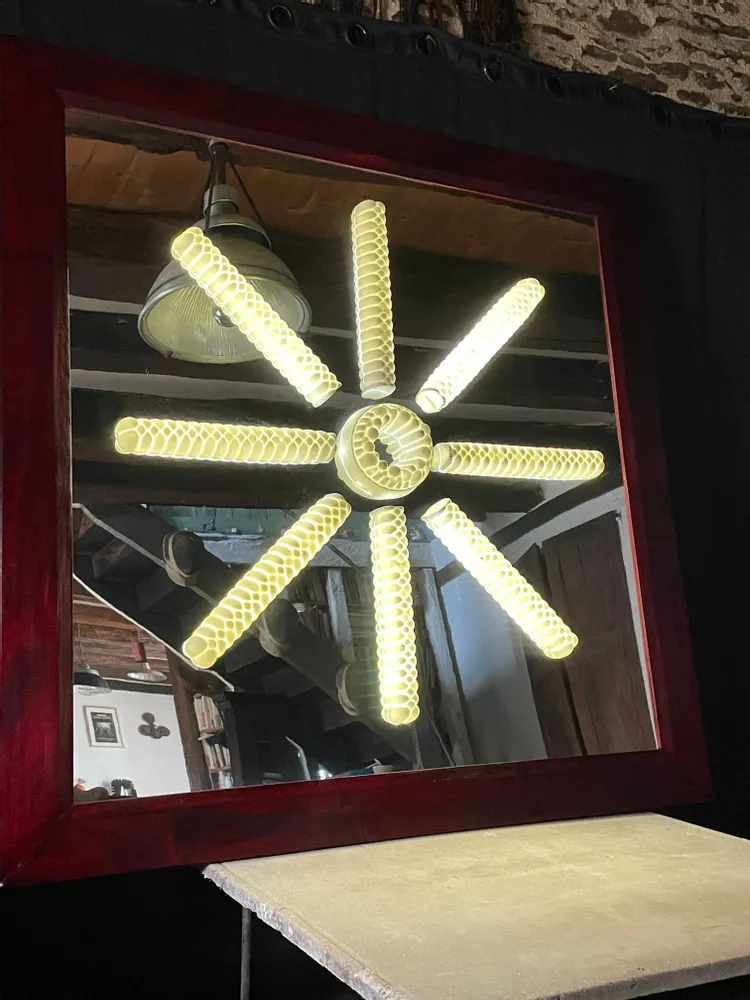 Pièces uniques - Miroir porcelaine - MARC FIRMIN