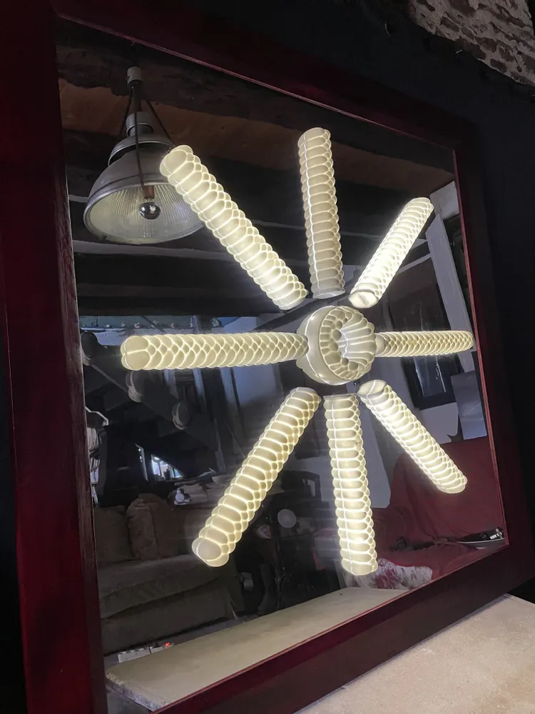 Pièces uniques - Miroir porcelaine - MARC FIRMIN