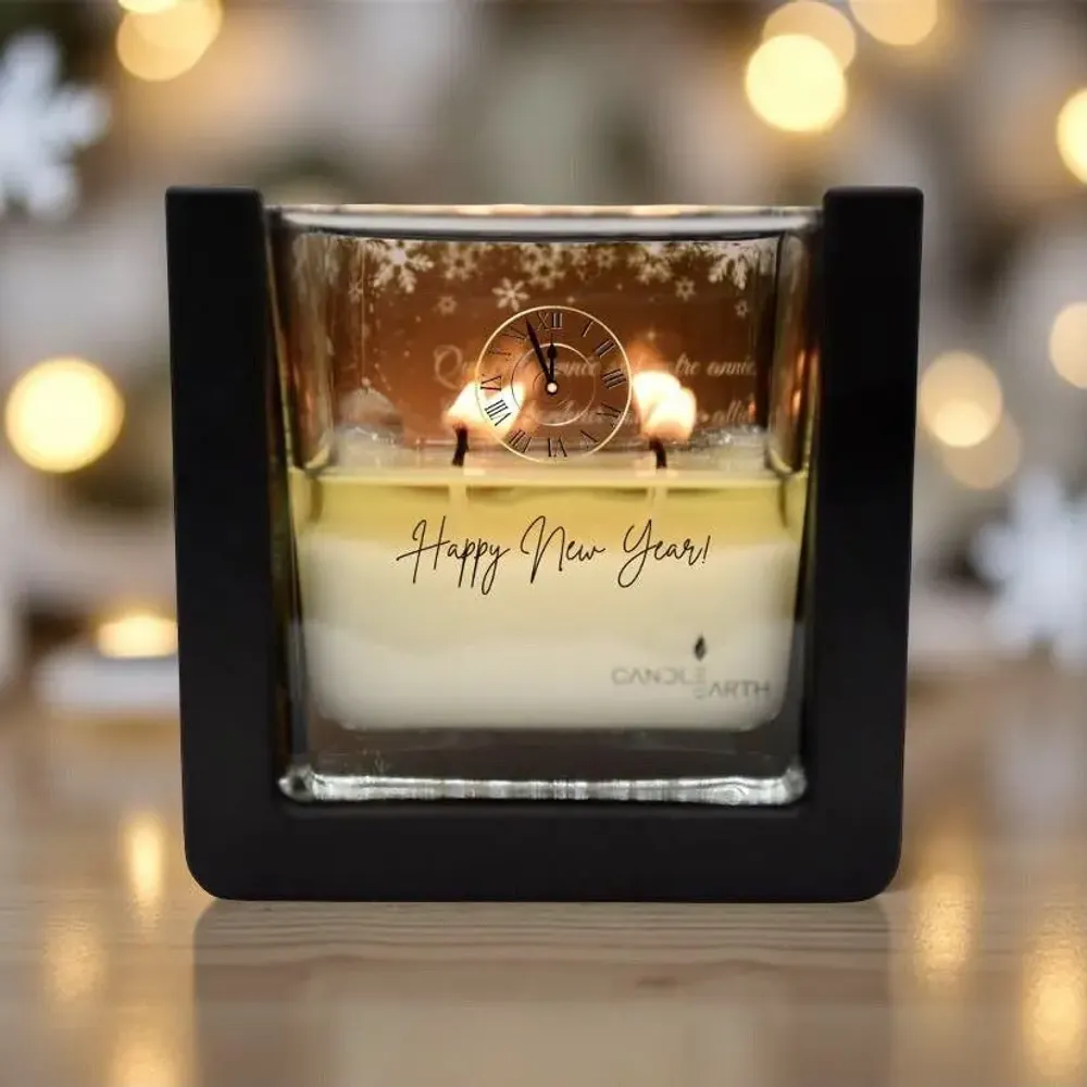 Candles - Christmas candle surprise scented decoration - 🍾 Midnight - BOUGIES CANDLEARTH