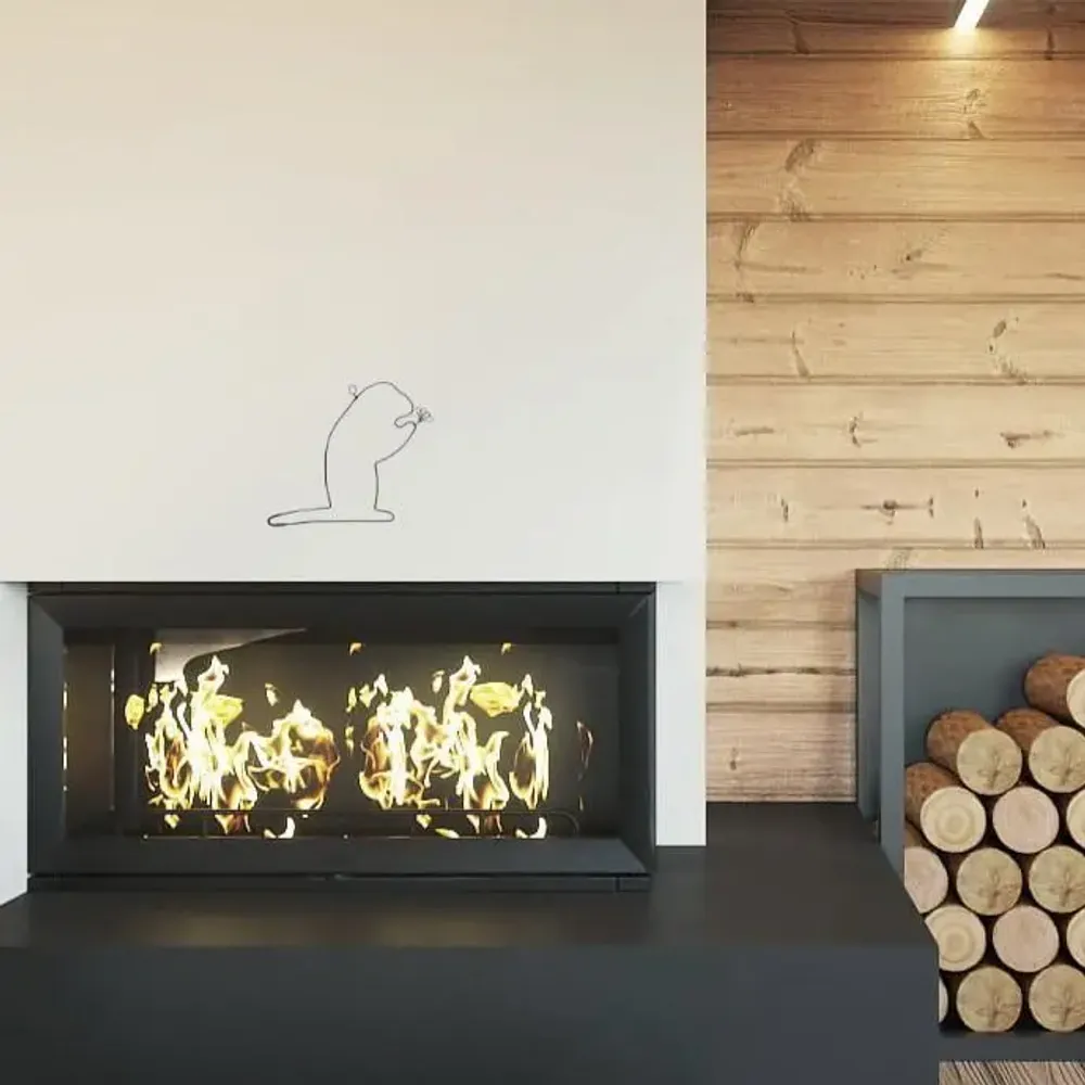 Other wall decoration - Wire Wall Decoration\" Marmot\” - to be tacked - BIJOUX DE MUR