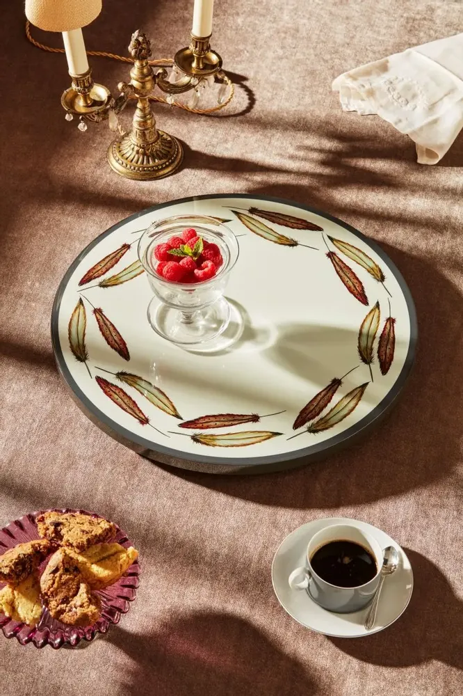 Decorative objects - TURNTABLE FEATHERS - TRACATRÁ