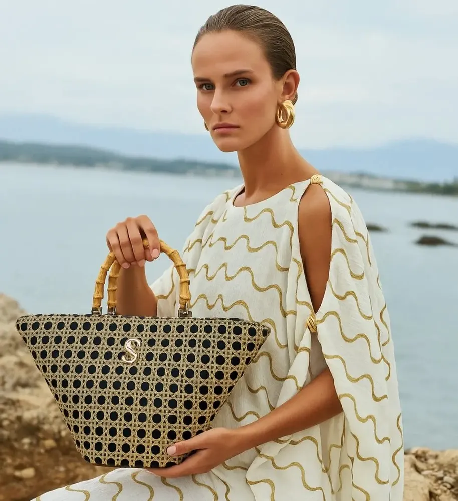 Sacs et cabas - Sac à panier Positano Medium - SORENA GREECE