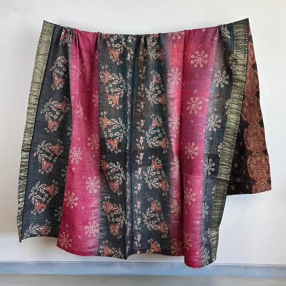 Tissus - Kanthas  vintage brodés Suzani - MAISON LILO