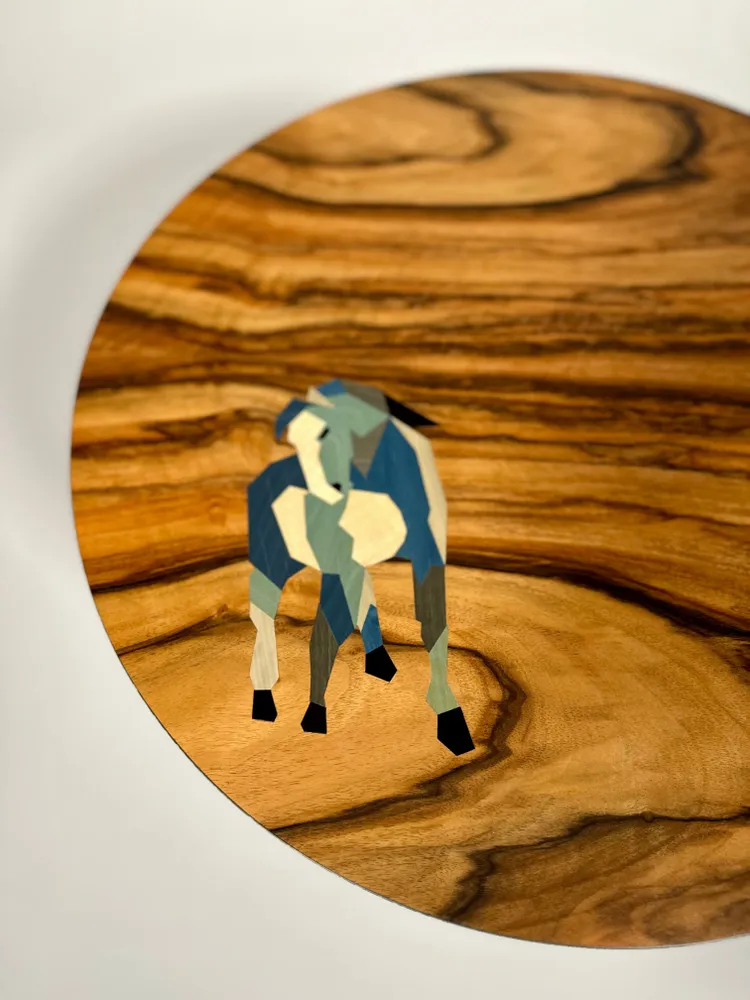 Tables basses - Table Café Cheval Bleu - EBÉNISTERIE CONTEMPORAINE MIOSSEC