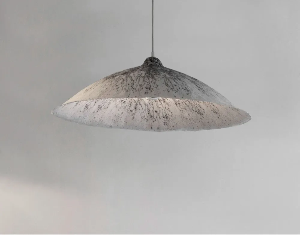 Hanging lights - Floral Paper Pendant Light - N.LOBJOY