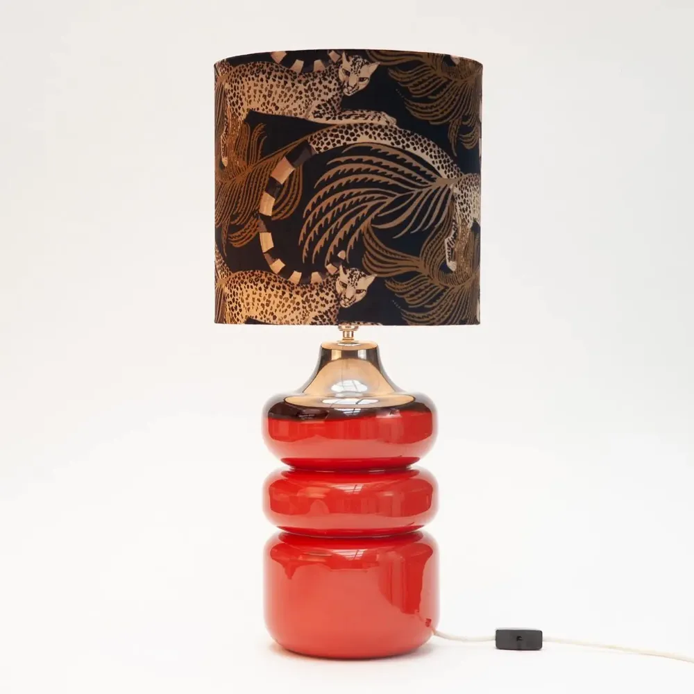 Table lamps - PANO3 RED Table Lamp - LUCE DI LEDA