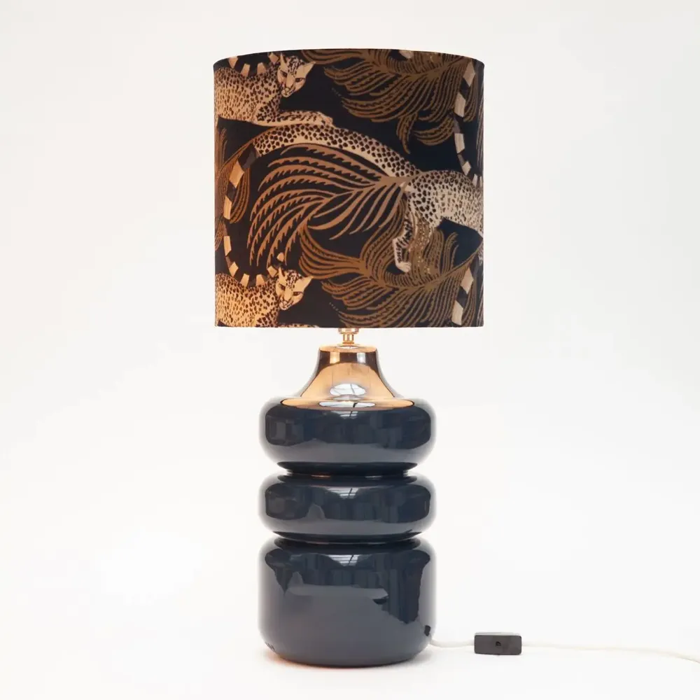 Table lamps - PANO3 BLUE Table Lamp - LUCE DI LEDA