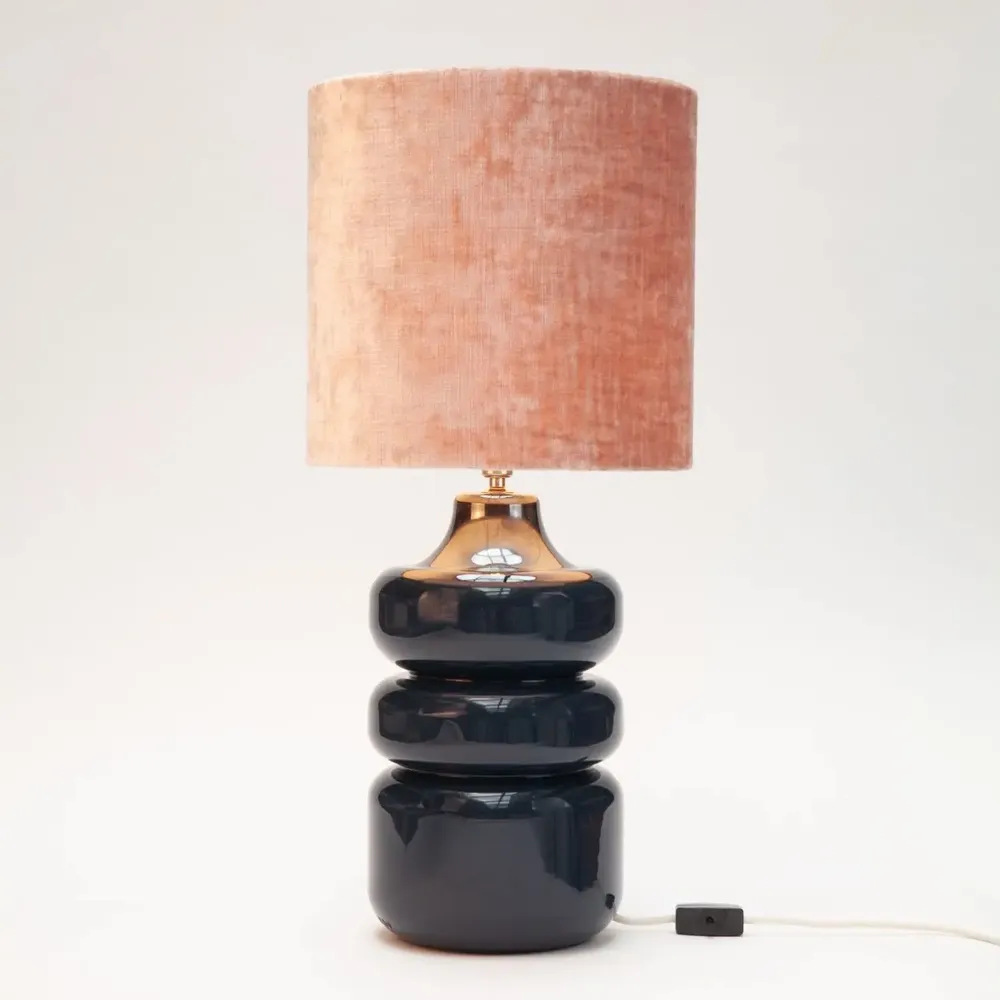 Table lamps - PANO3 BLUE Table Lamp - LUCE DI LEDA