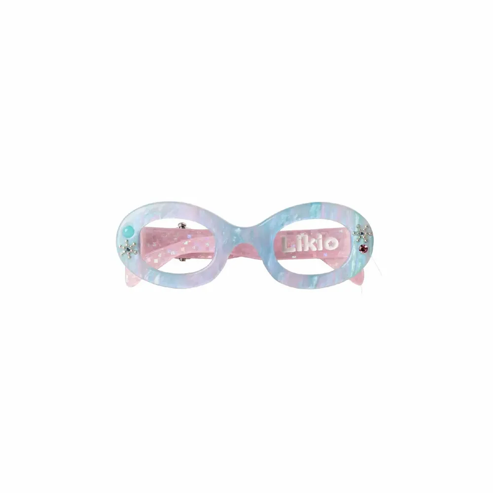 Accessoires cheveux - Pop Fun Art Colorful Glasses 3D Side Hair Clip Hair Accessories - Liki - LIKIO