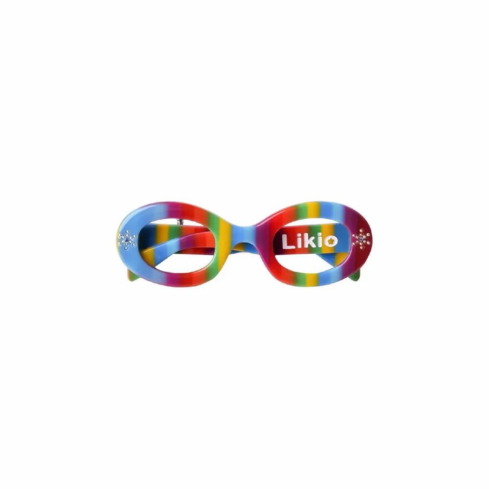 Accessoires cheveux - Pop Fun Art Colorful Glasses 3D Side Hair Clip Hair Accessories - Liki - LIKIO