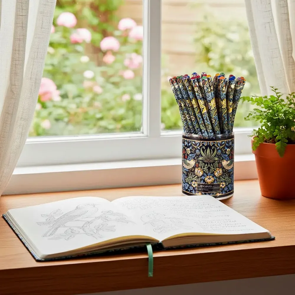 Papeterie bureau - Crayon "Strawberry Thief " - JAVIER SA