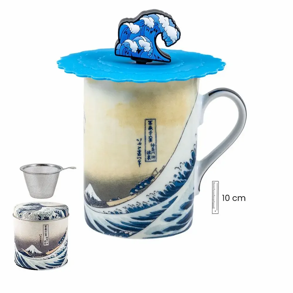 Café et thé - Set de tasse avec couvercle et filtre - JAVIER SA