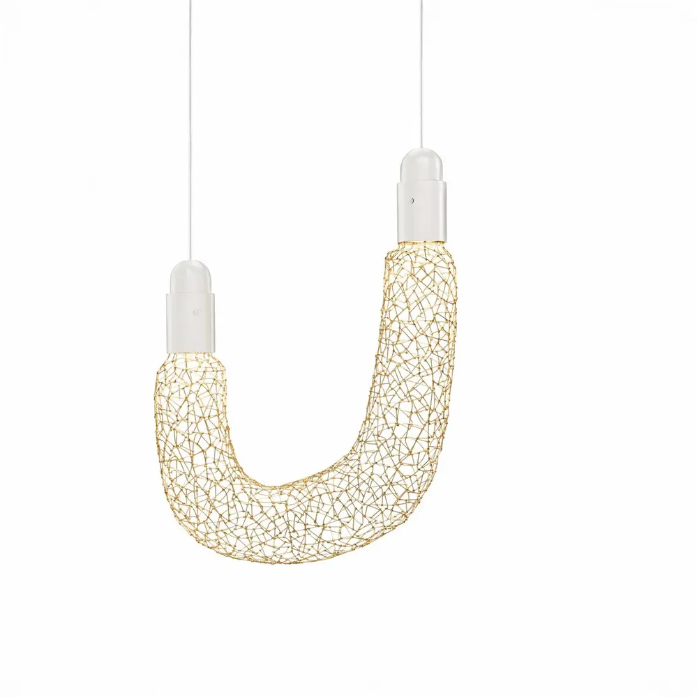 Ceiling lights - FIRMAMENT 2 - Handworked Metal Sculptural Pendant - ANGO