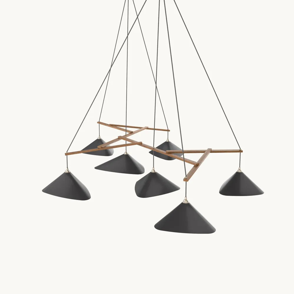 Suspensions - Emily Group of Seven - Grande suspension sculpturale en grappe - MOSS OBJECTS