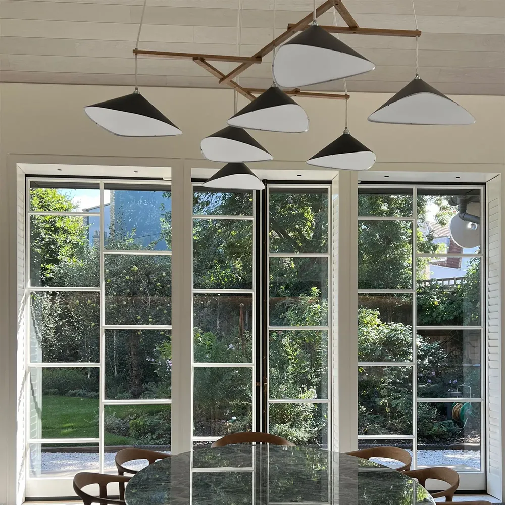 Suspensions - Emily Group of Seven - Grande suspension sculpturale en grappe - MOSS OBJECTS