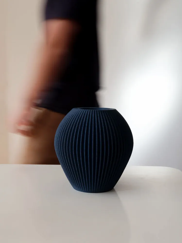 Vases - VASE TEXTURÉ - DONA 22 cm - MENDELEK STUDIO