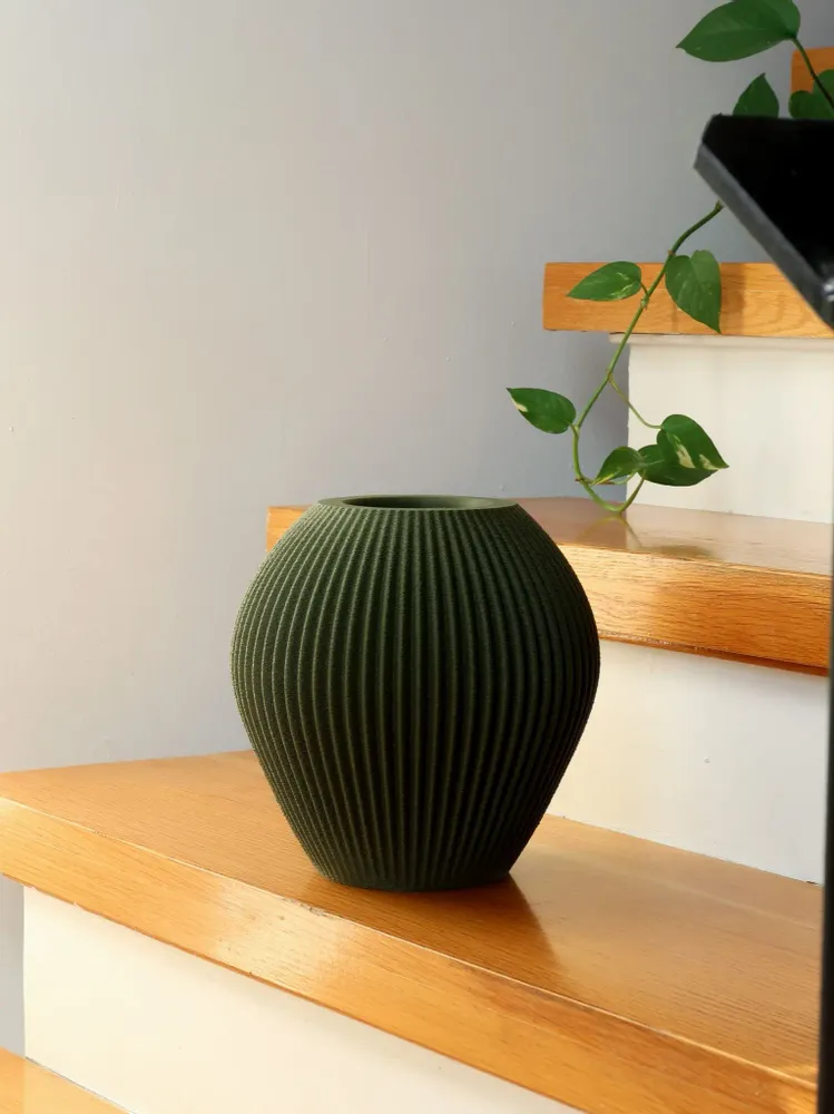 Vases - VASE TEXTURÉ - DONA 22 cm - MENDELEK STUDIO