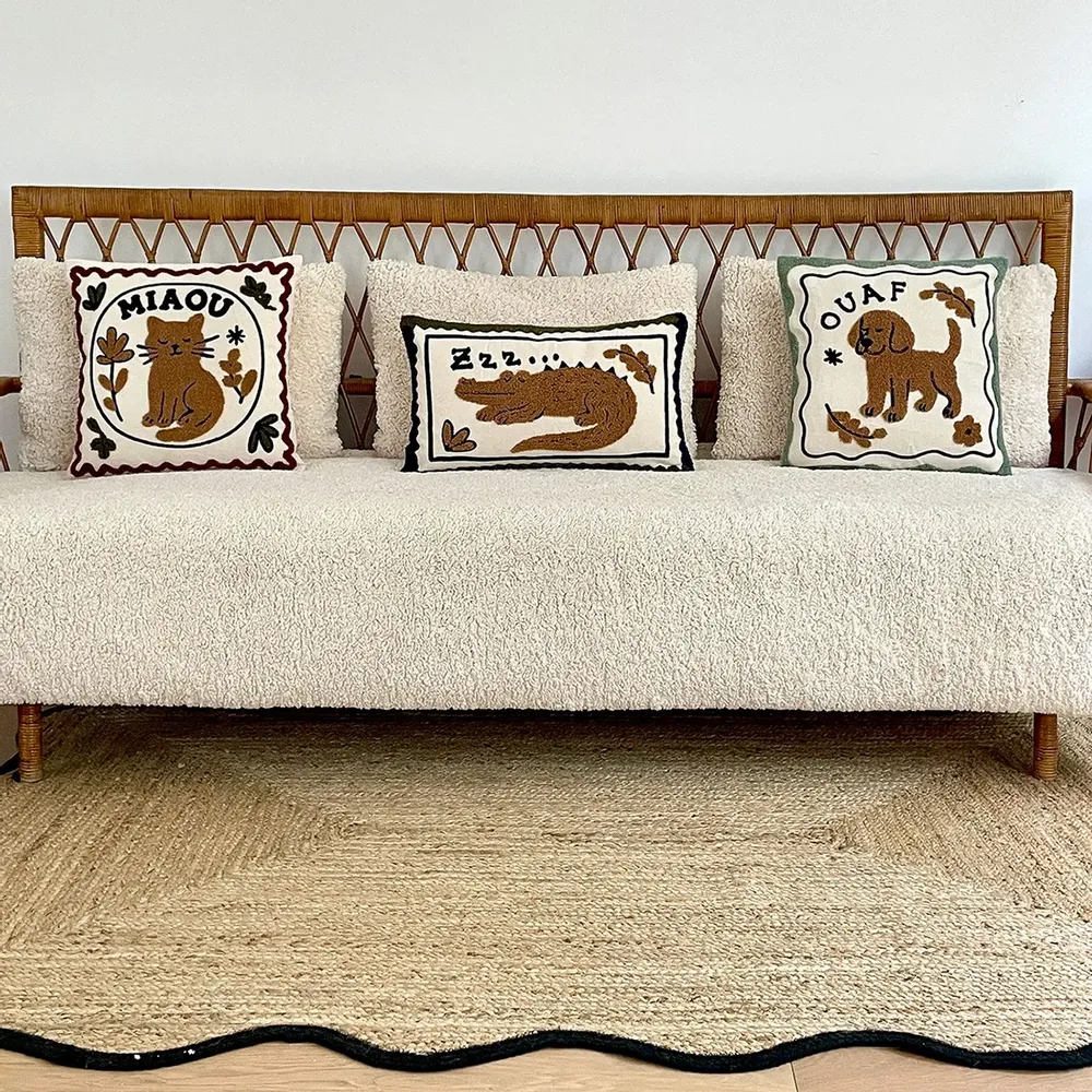 Rugs - woven cotton carpet\" project\”, and also a range of jute rugs woven b - OPJET PARIS