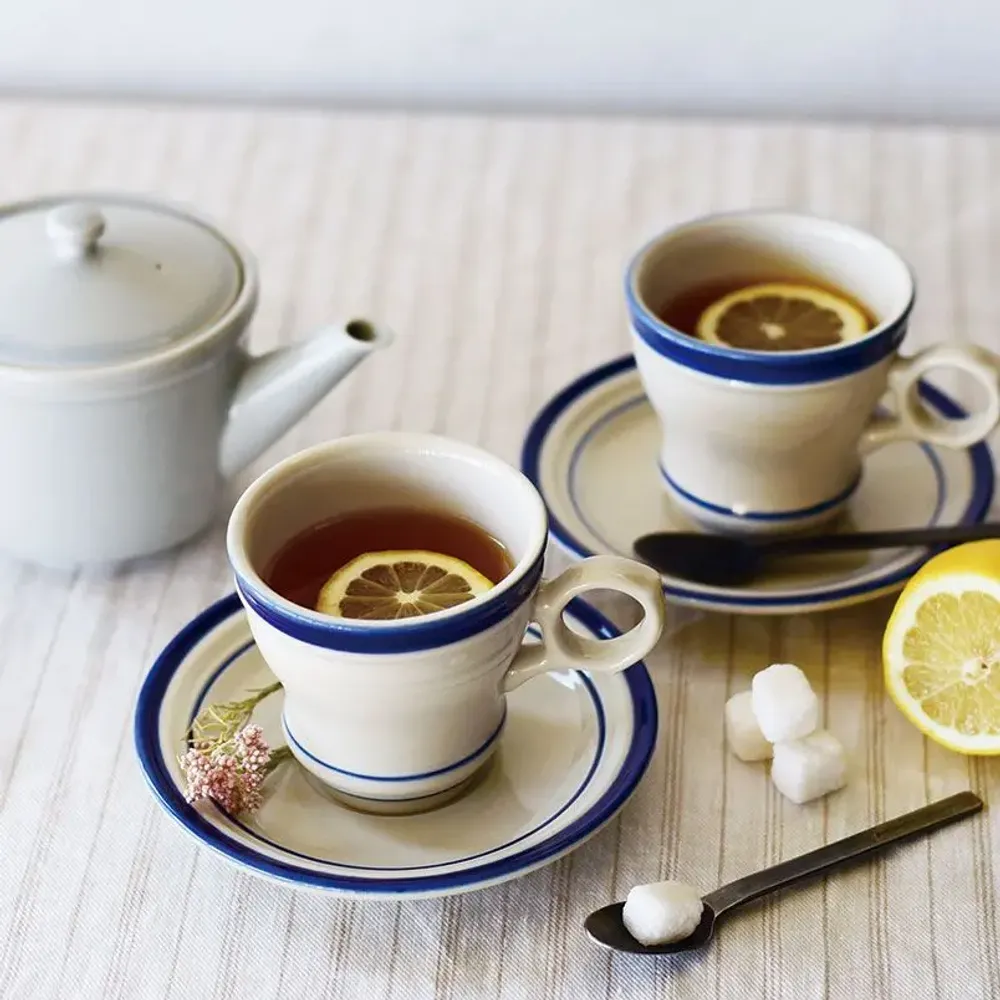 Tasses et mugs - Tasse et soucoupe Brulot - MARUMITSU POTERIE