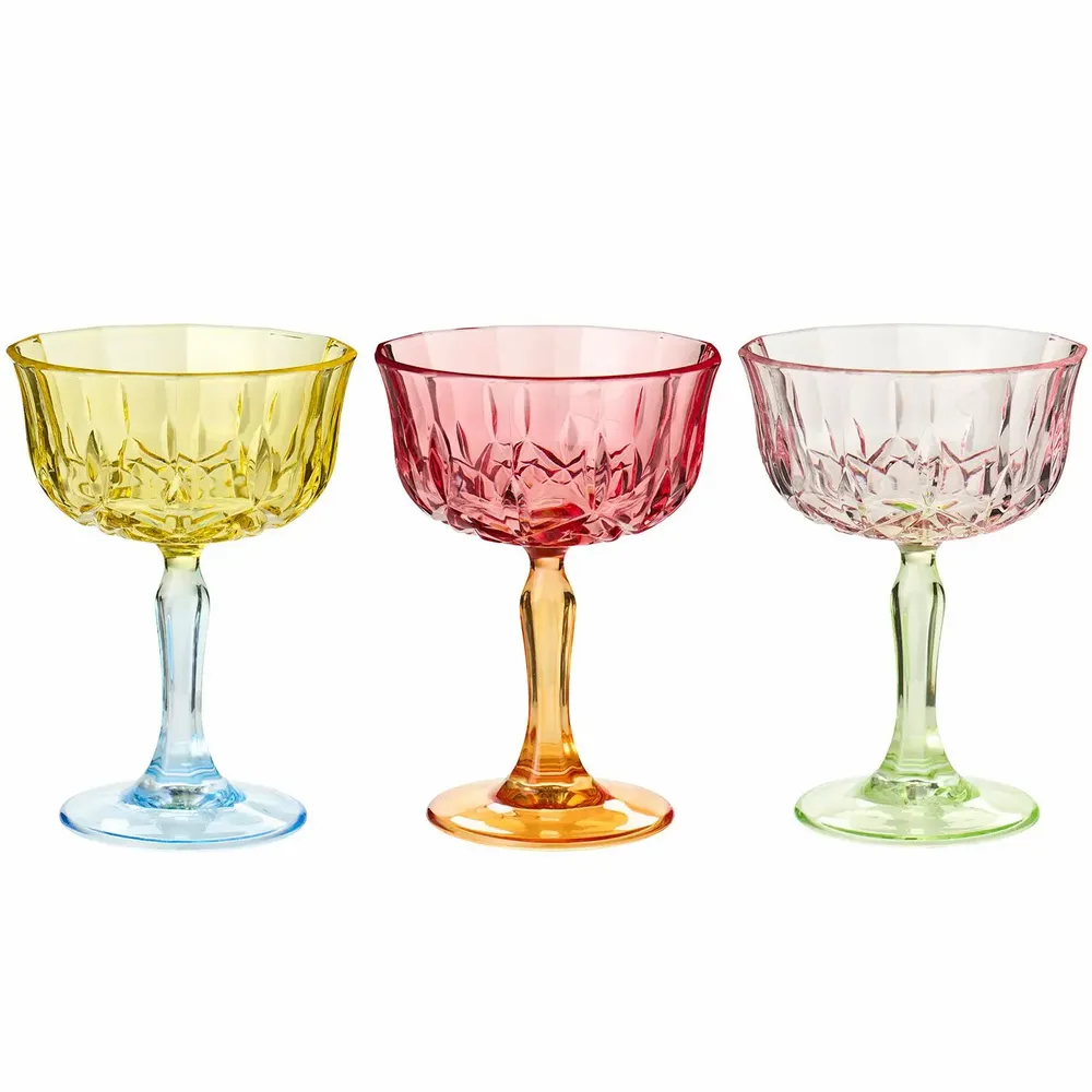 Glass - Wine glass in 3 assorted colours - IB LAURSEN