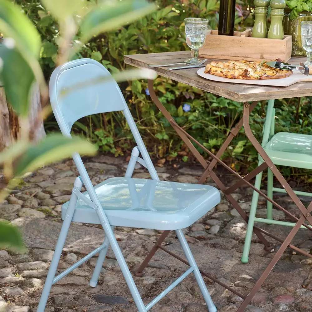 Chairs - Colourful folding chairs in metal - IB LAURSEN