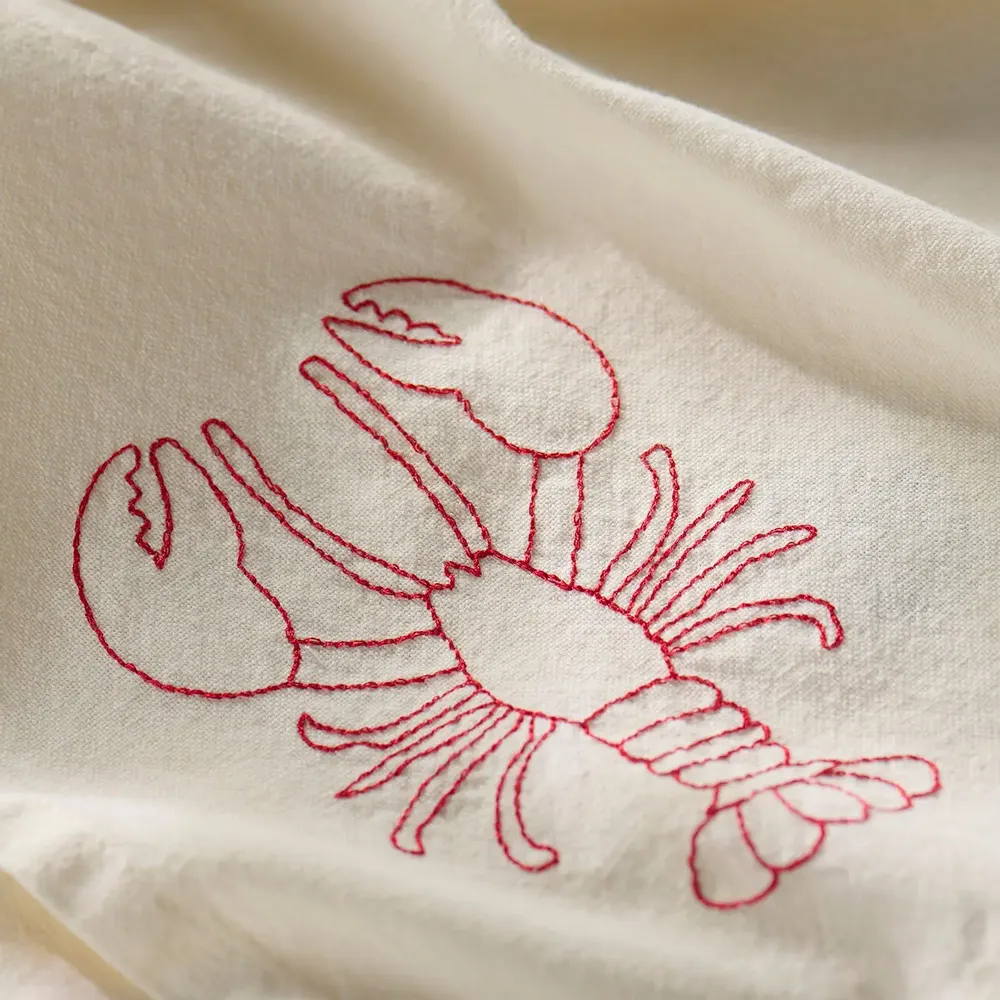 Dish towels - Embroidered napkins and tea towels - IB LAURSEN
