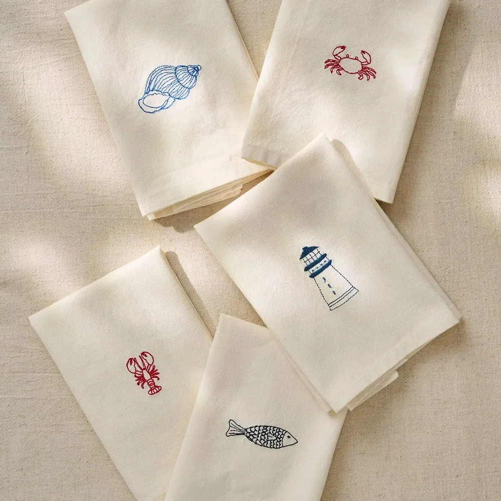 Dish towels - Embroidered napkins and tea towels - IB LAURSEN