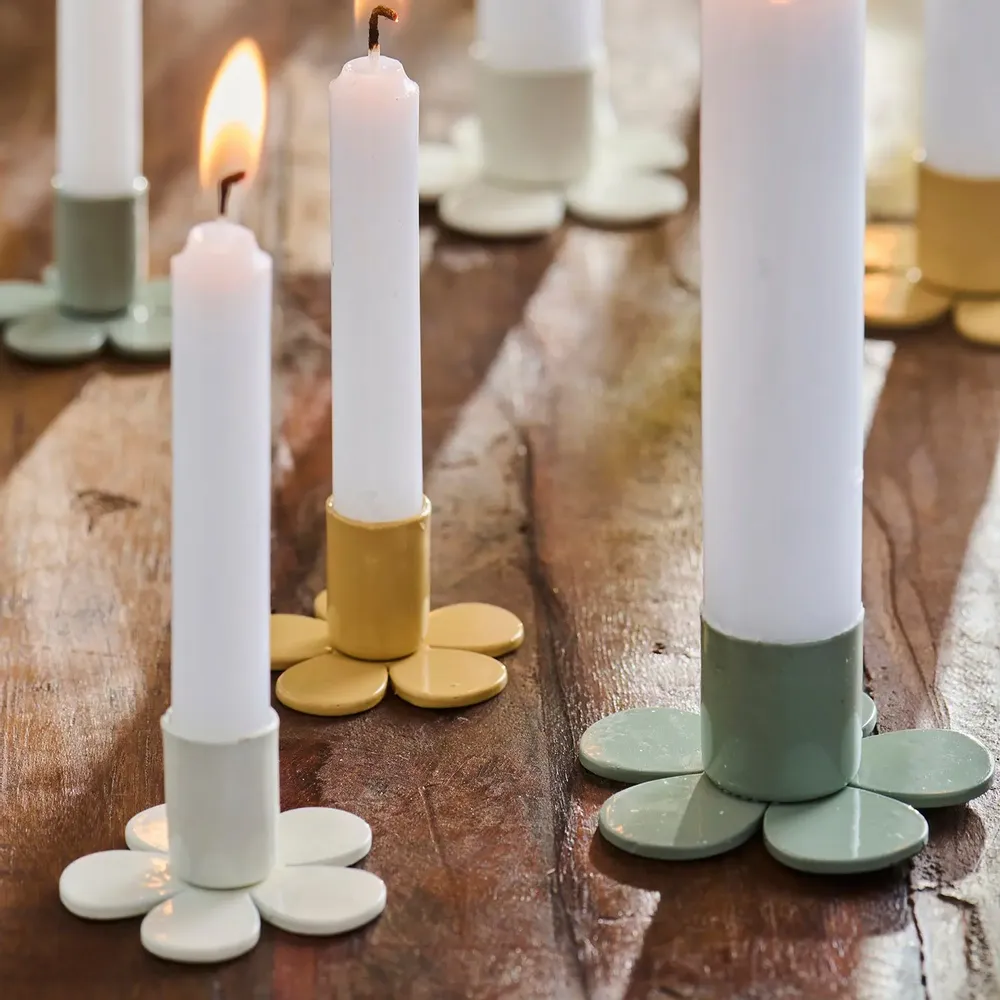 Decorative objects - Candle holders in spring colours - IB LAURSEN