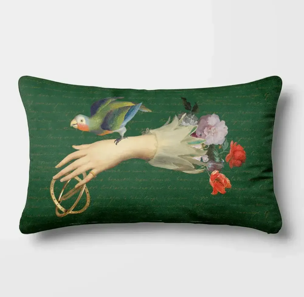 Linens - Baroque Dreams 11 - Velvet Pillow Case 30cm x 50cm - LAURE WELFLING - DJEBELI