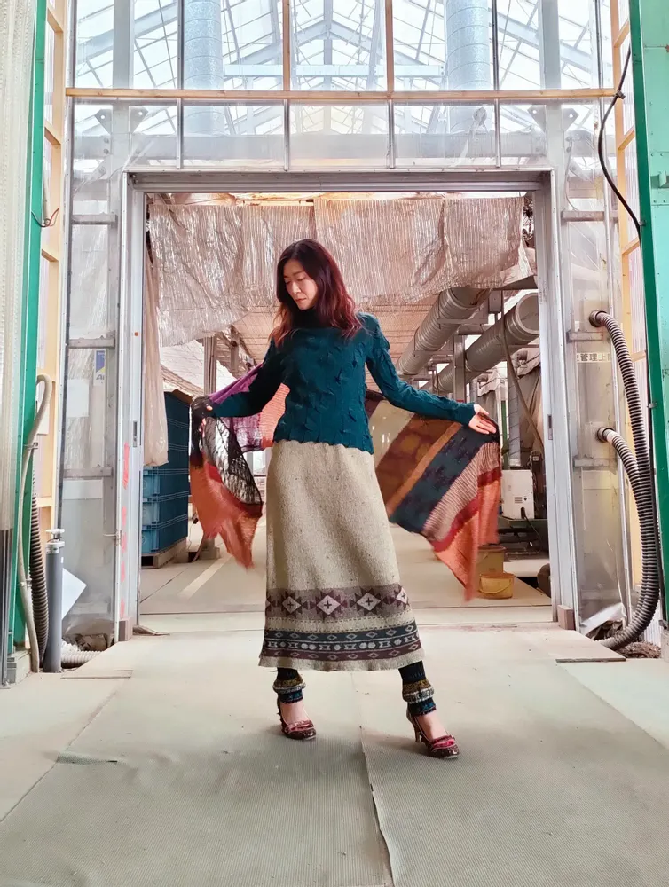 Scarves - 100% Merino Wool Knitted Scarves and Shawls - BUTAPANA