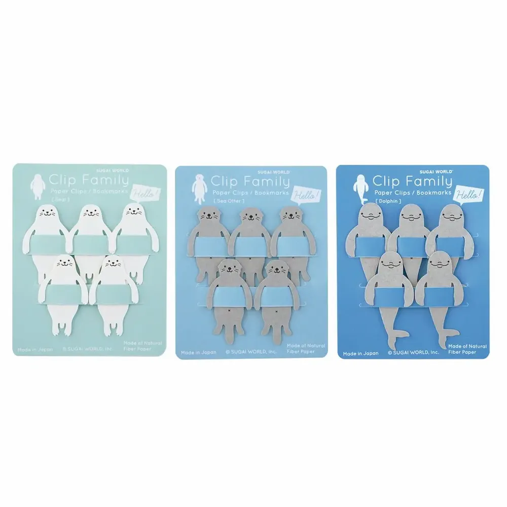 Other office supplies - Clip Family  paperclips / bookmarks - SUGAI WORLD