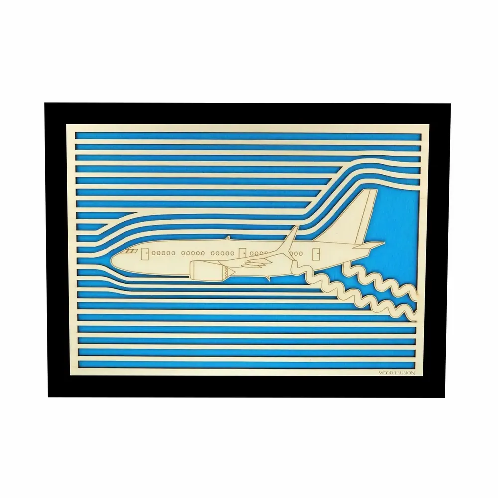 Paintings - Wooden Airplane Wall Art 1 - WOODILLUSION