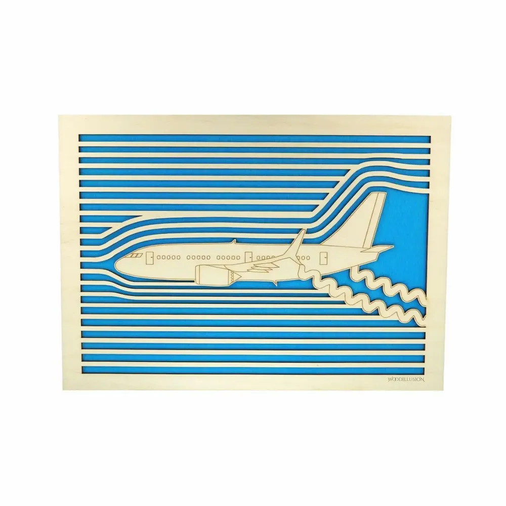 Paintings - Wooden Airplane Wall Art 1 - WOODILLUSION