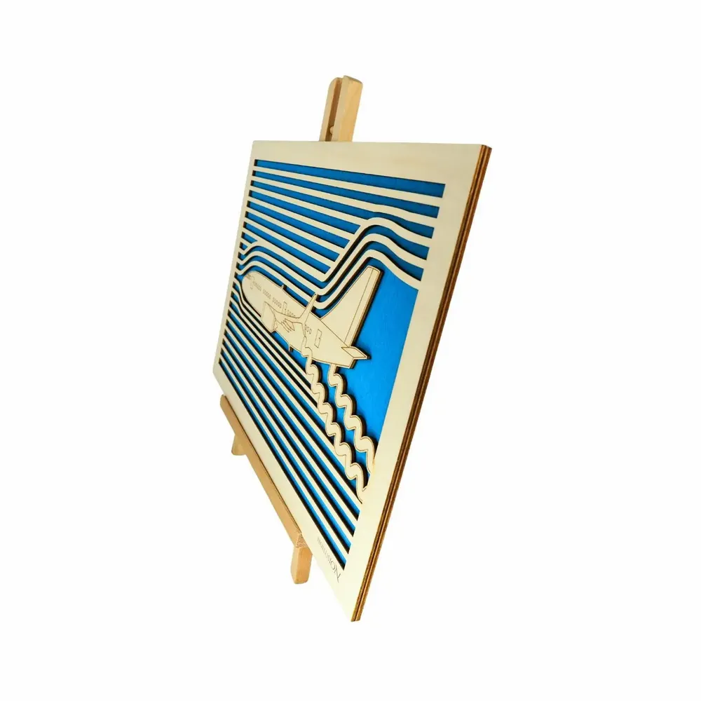 Paintings - Wooden Airplane Wall Art 1 - WOODILLUSION