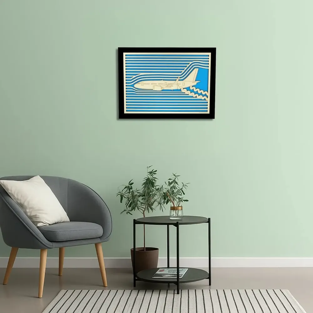 Paintings - Wooden Airplane Wall Art 1 - WOODILLUSION