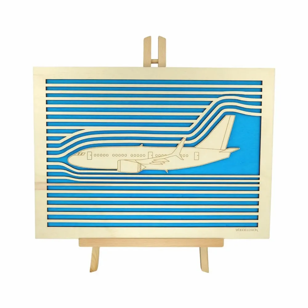 Paintings - Wooden Airplane Wall Art 2 - WOODILLUSION