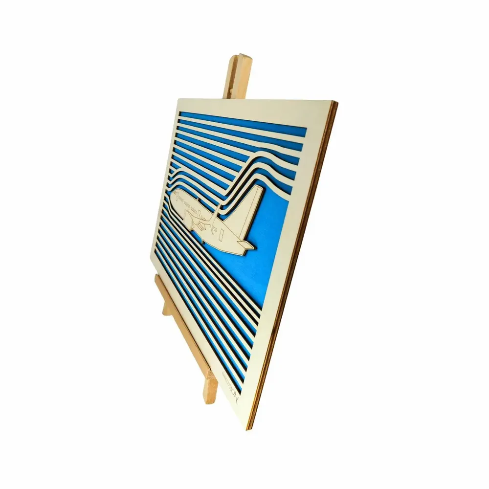 Paintings - Wooden Airplane Wall Art 2 - WOODILLUSION