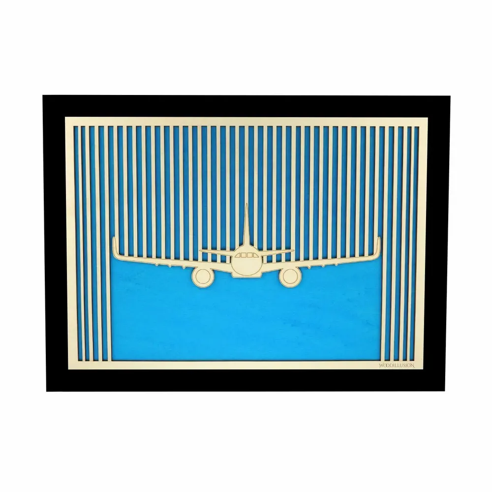 Paintings - Wooden Airplane Wall Art 3 - WOODILLUSION