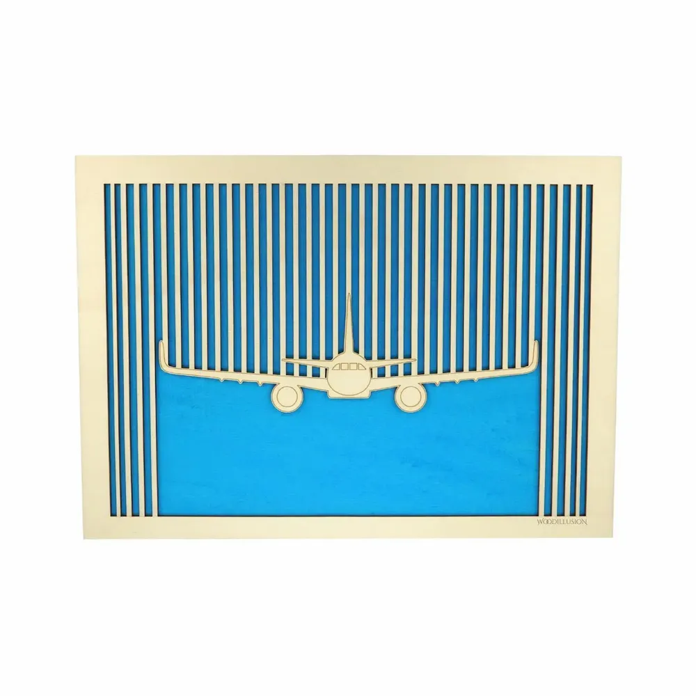 Paintings - Wooden Airplane Wall Art 3 - WOODILLUSION