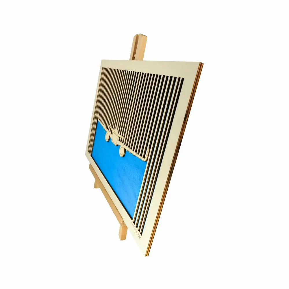 Paintings - Wooden Airplane Wall Art 3 - WOODILLUSION